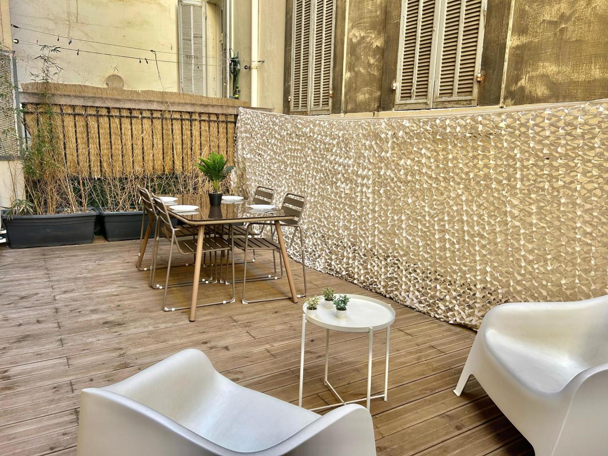 Chez Marie Et Romain- Appartement De Charme Au Coeur De La Joliette Proche Panier Centre Ville Marsylia Zewnętrze zdjęcie